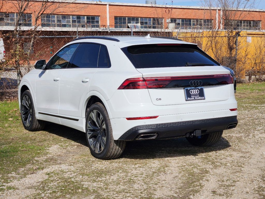 new 2025 Audi Q8 car, priced at $80,870