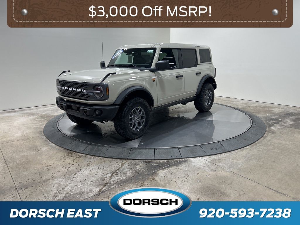 new 2025 Ford Bronco car, priced at $60,445