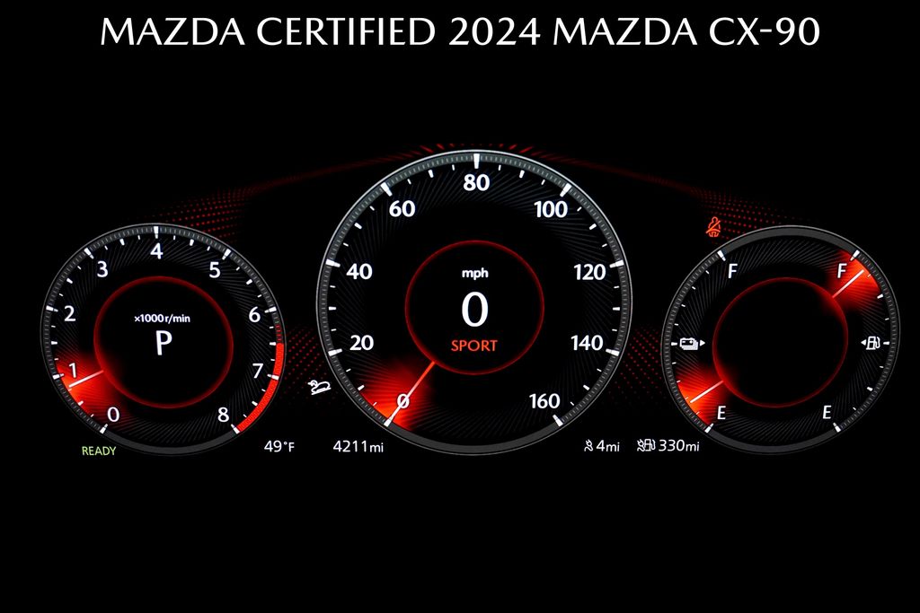 used 2024 Mazda CX-90 PHEV car, priced at $46,522