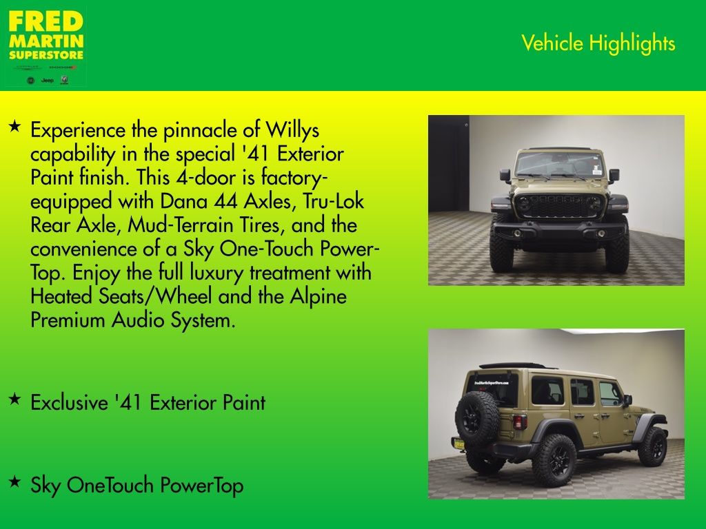 new 2026 Jeep Wrangler car, priced at $56,479