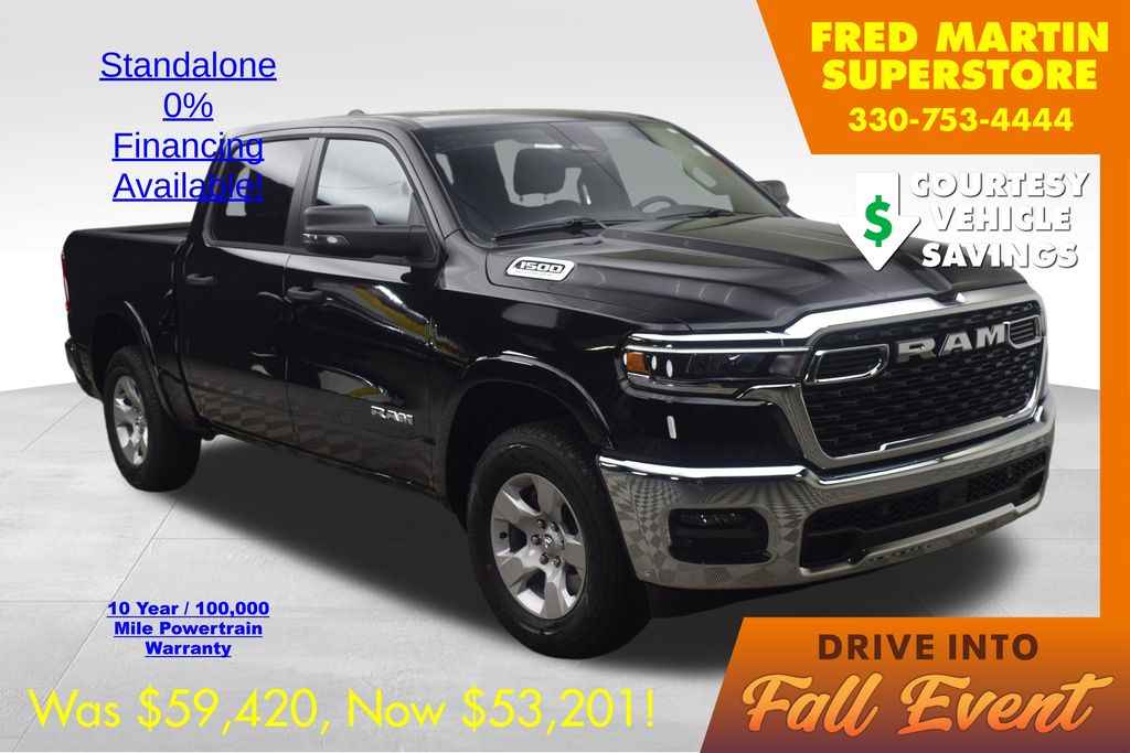 new 2026 Ram 1500 car, priced at $53,201