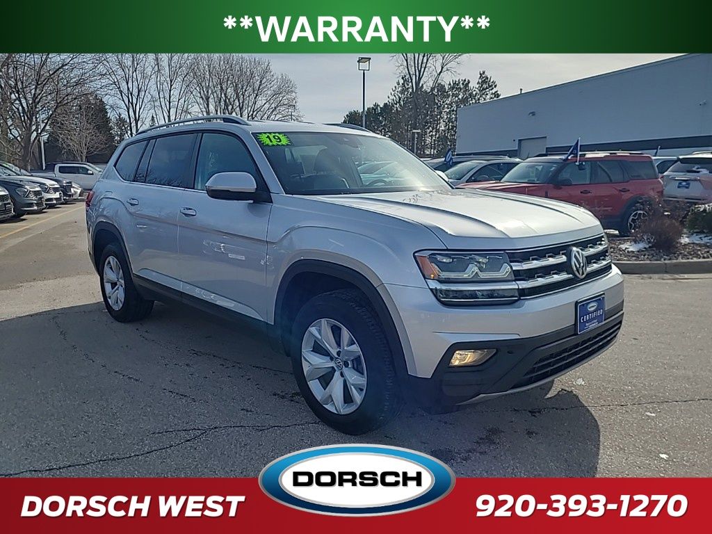 used 2019 Volkswagen Atlas car, priced at $19,723