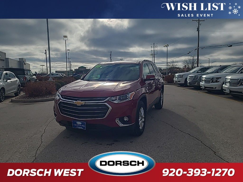 used 2021 Chevrolet Traverse car, priced at $23,904