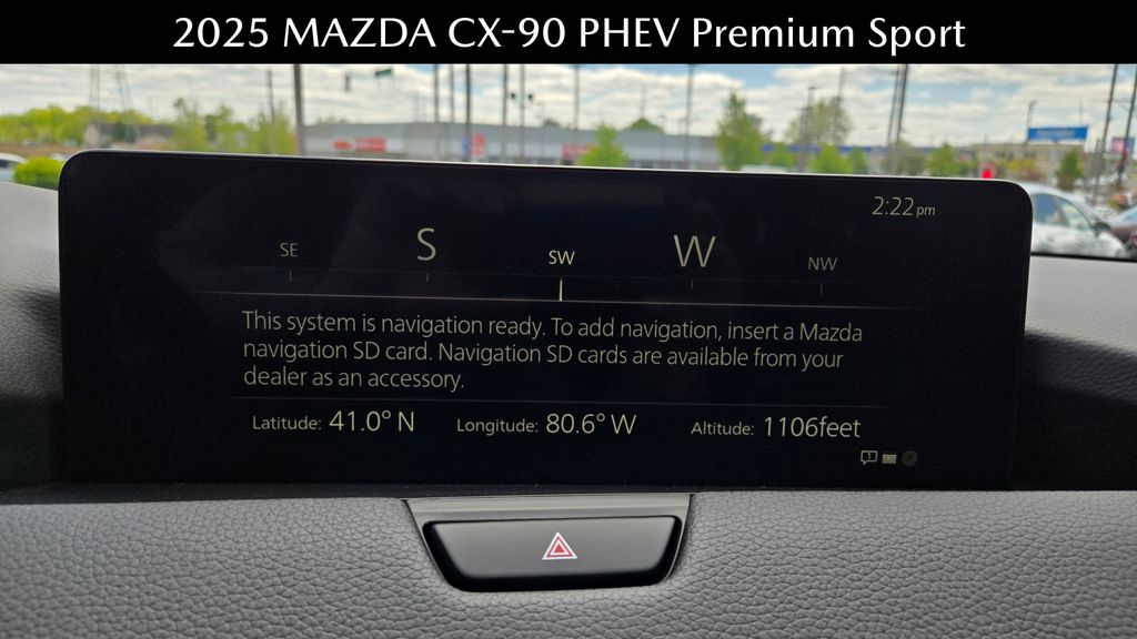 new 2025 Mazda CX-90 PHEV car, priced at $54,982