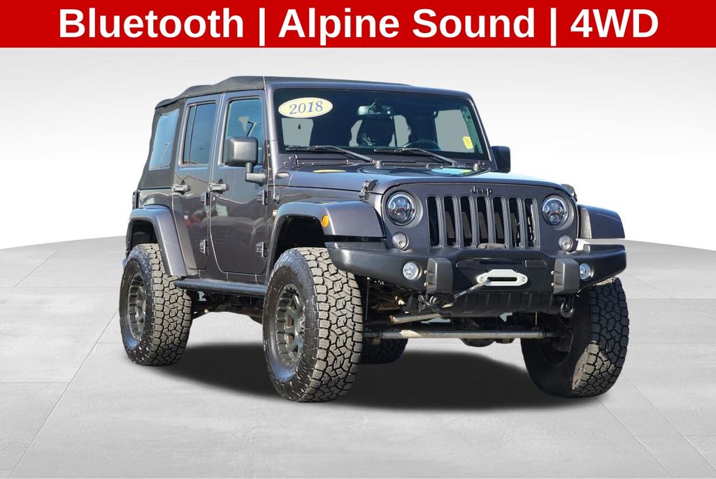 used 2018 Jeep Wrangler JK car, priced at $24,000