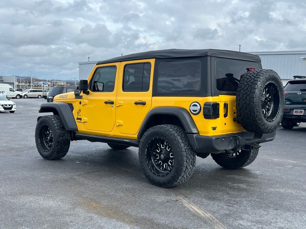 used 2020 Jeep Wrangler car, priced at $32,000