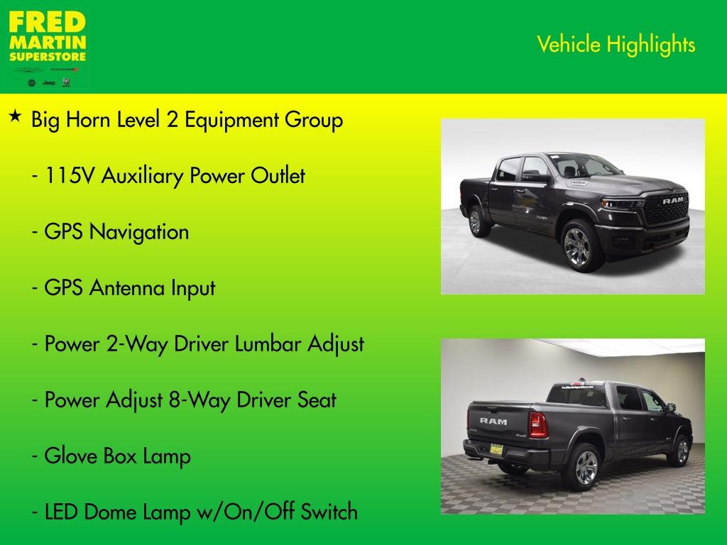 new 2025 Ram 1500 car, priced at $50,131