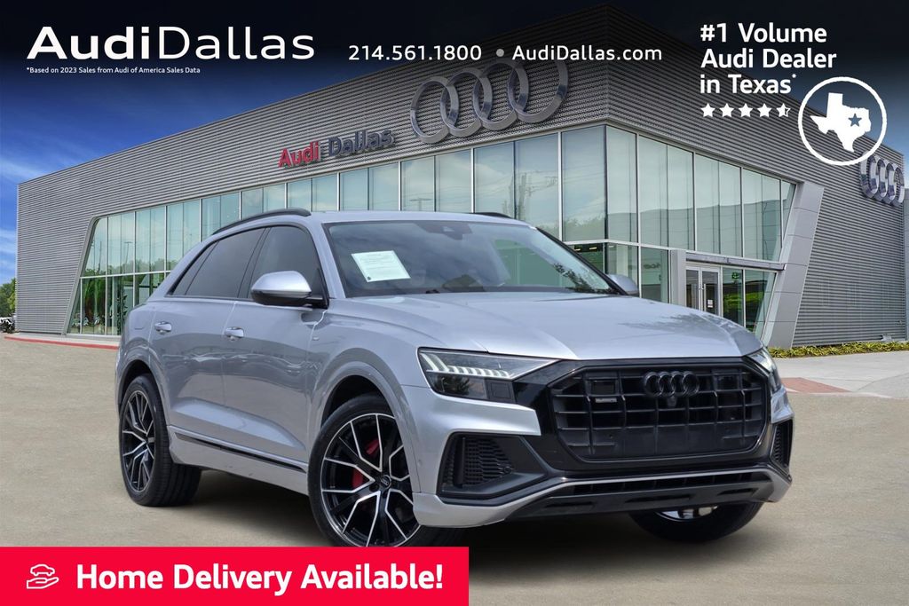 used 2020 Audi Q8 car, priced at $45,941