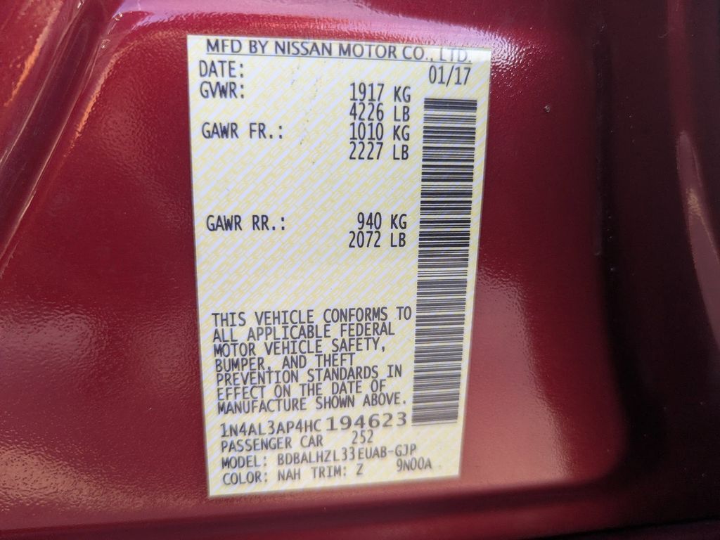 used 2017 Nissan Altima car, priced at $10,491