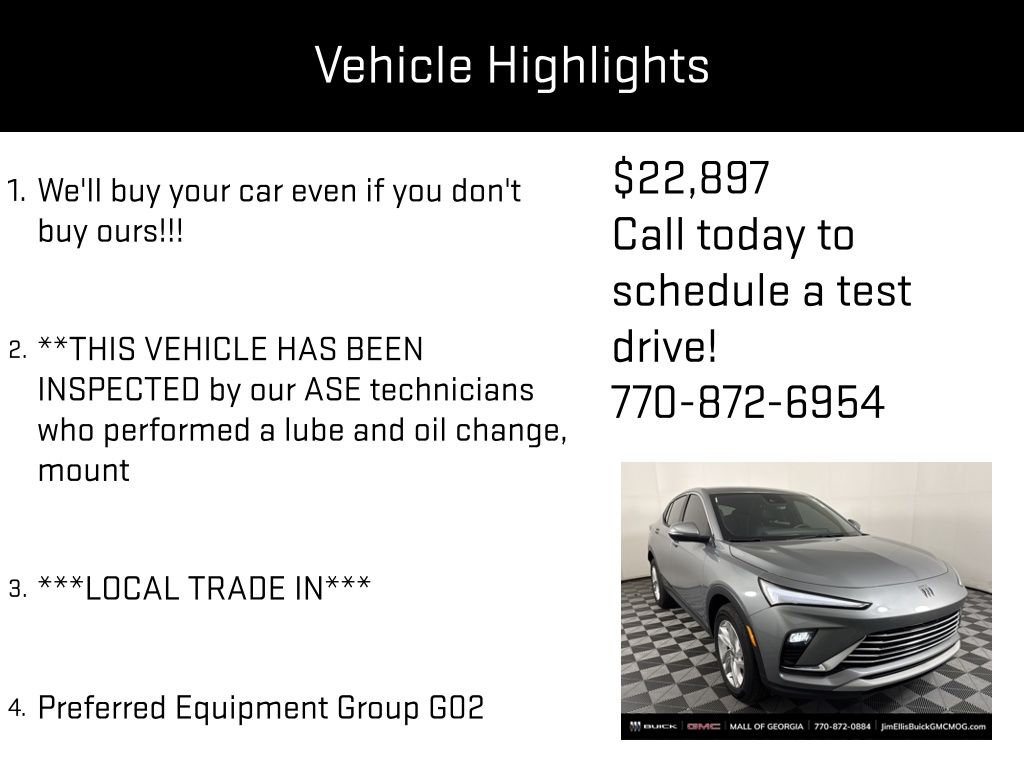 used 2025 Buick Envista car, priced at $22,897
