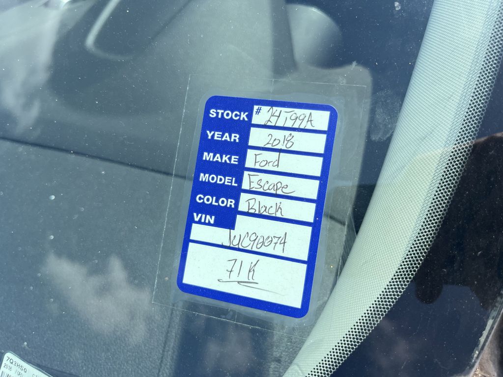 used 2018 Ford Escape car, priced at $12,991