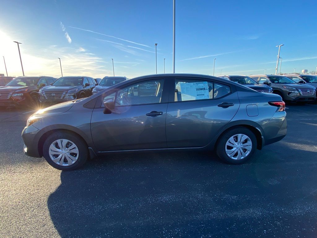 new 2025 Nissan Versa car, priced at $20,319