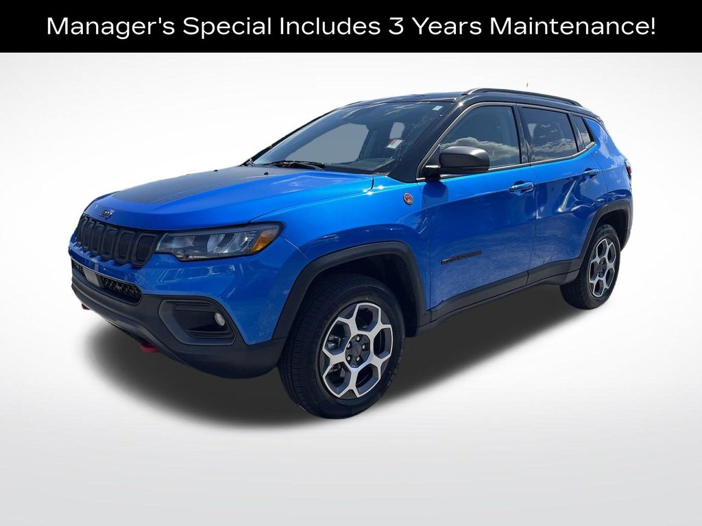 used 2022 Jeep Compass car, priced at $19,999