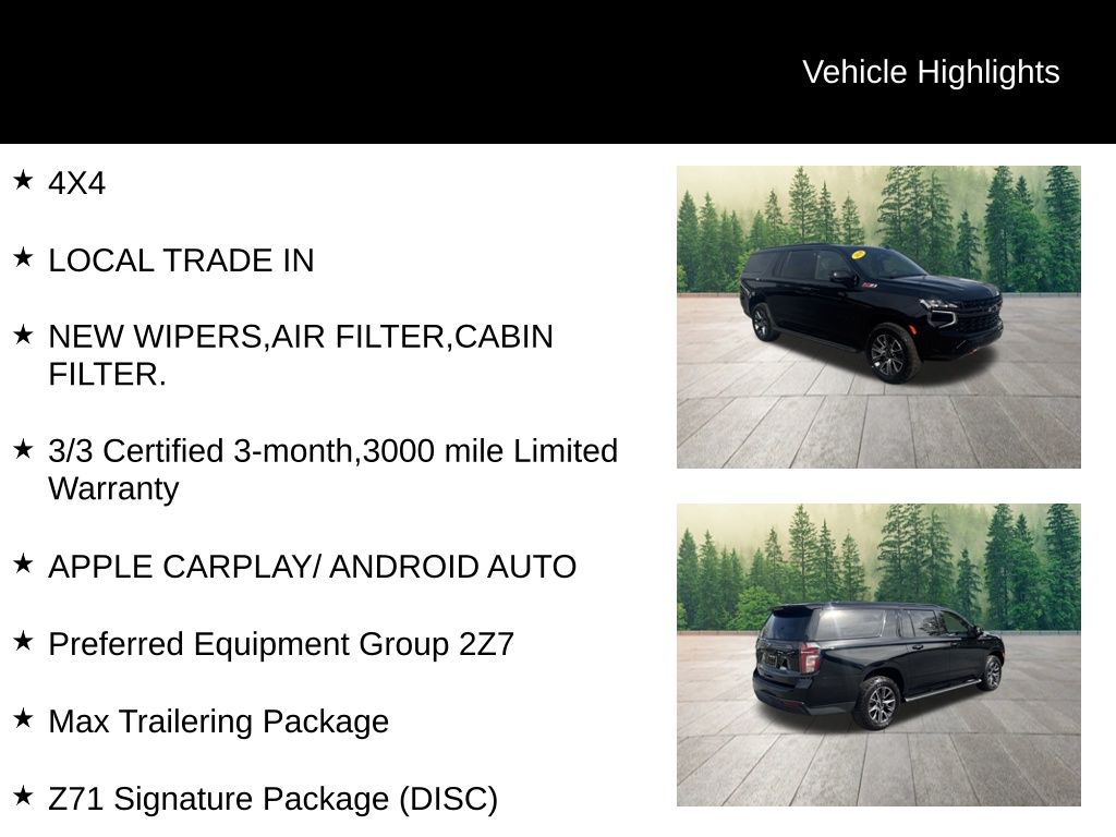 used 2021 Chevrolet Suburban car, priced at $40,800