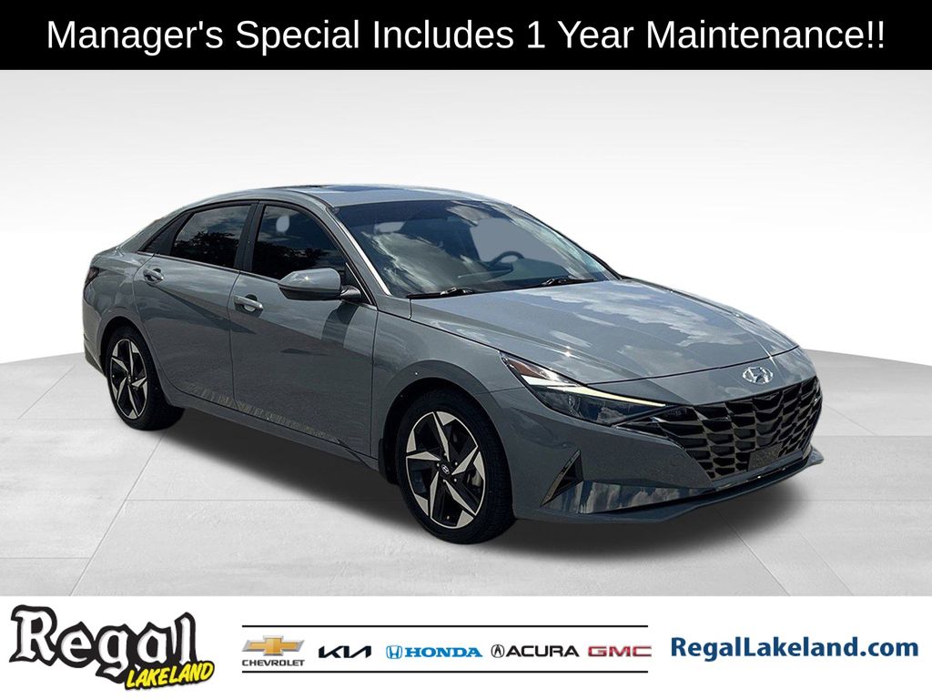 used 2022 Hyundai Elantra Hybrid car, priced at $18,795