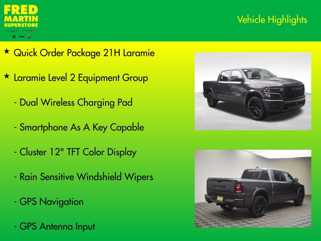new 2026 Ram 1500 car, priced at $64,158