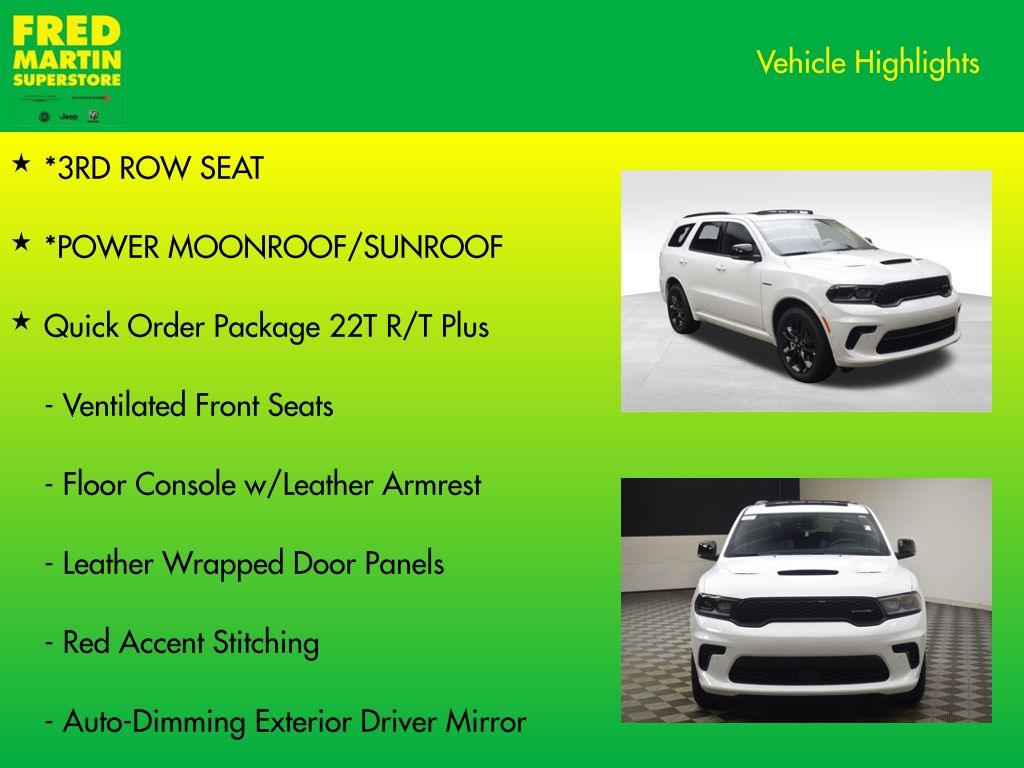 new 2025 Dodge Durango car, priced at $50,384