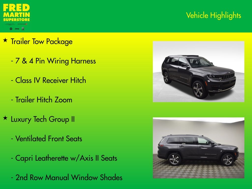 new 2025 Jeep Grand Cherokee L car, priced at $45,752