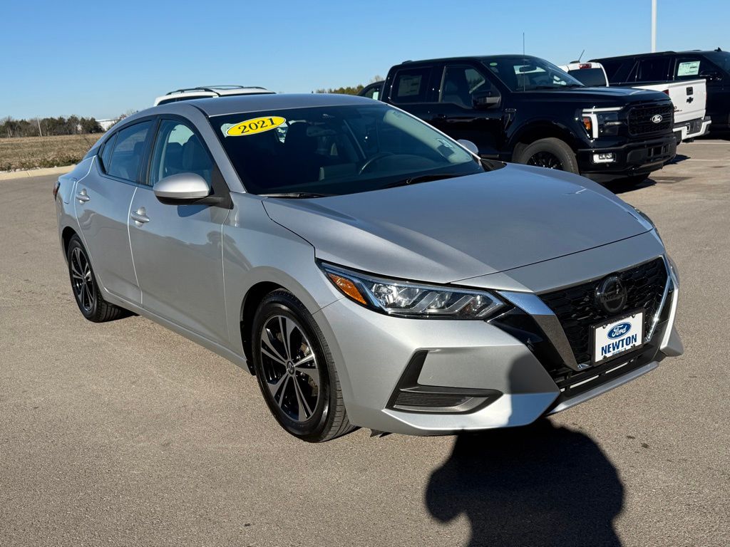 used 2021 Nissan Sentra car, priced at $15,577