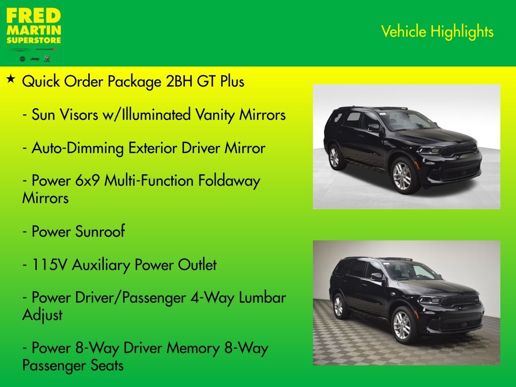 new 2026 Dodge Durango car, priced at $43,895