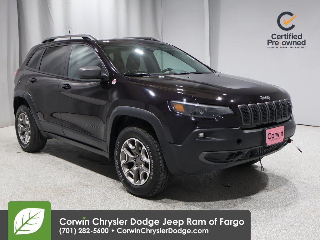 used 2021 Jeep Cherokee car, priced at $22,000