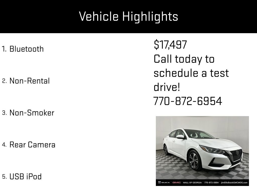 used 2022 Nissan Sentra car, priced at $17,497