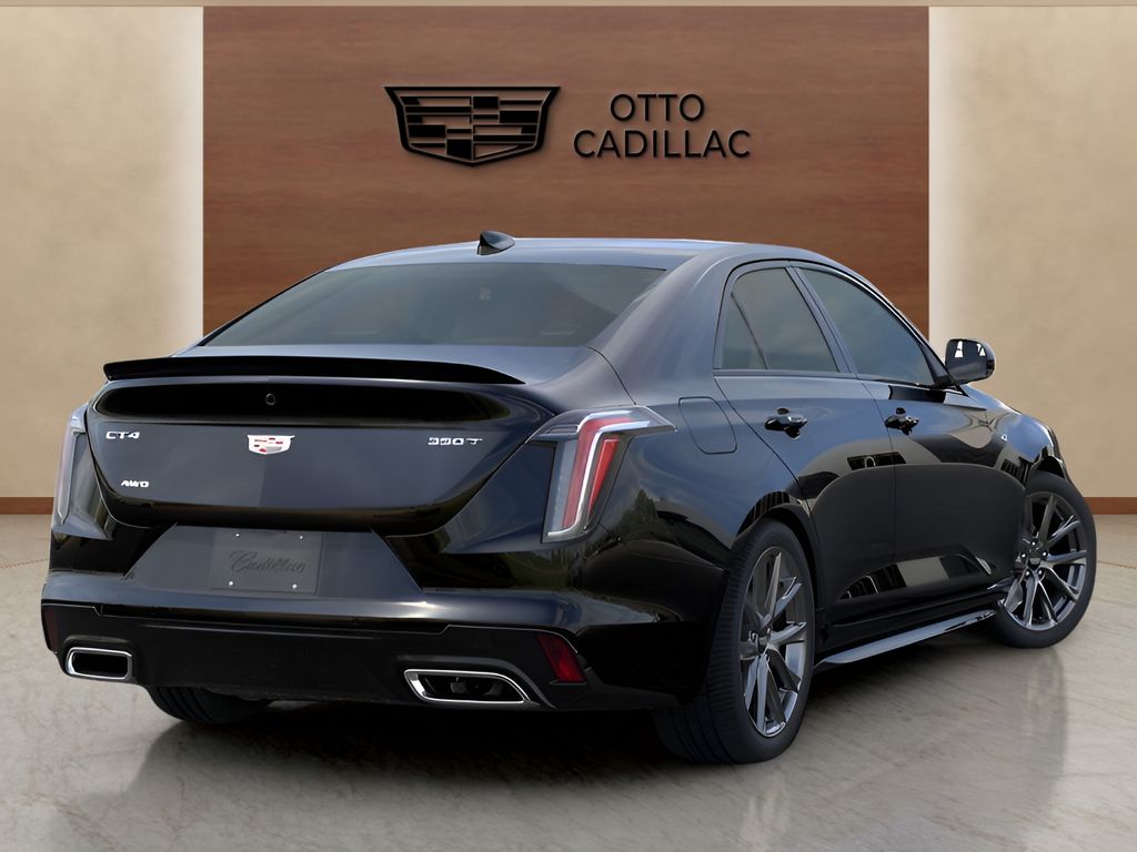 new 2025 Cadillac CT4 car, priced at $48,035