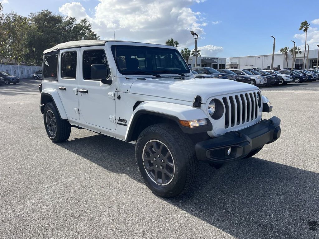 used 2021 Jeep Wrangler car, priced at $32,497