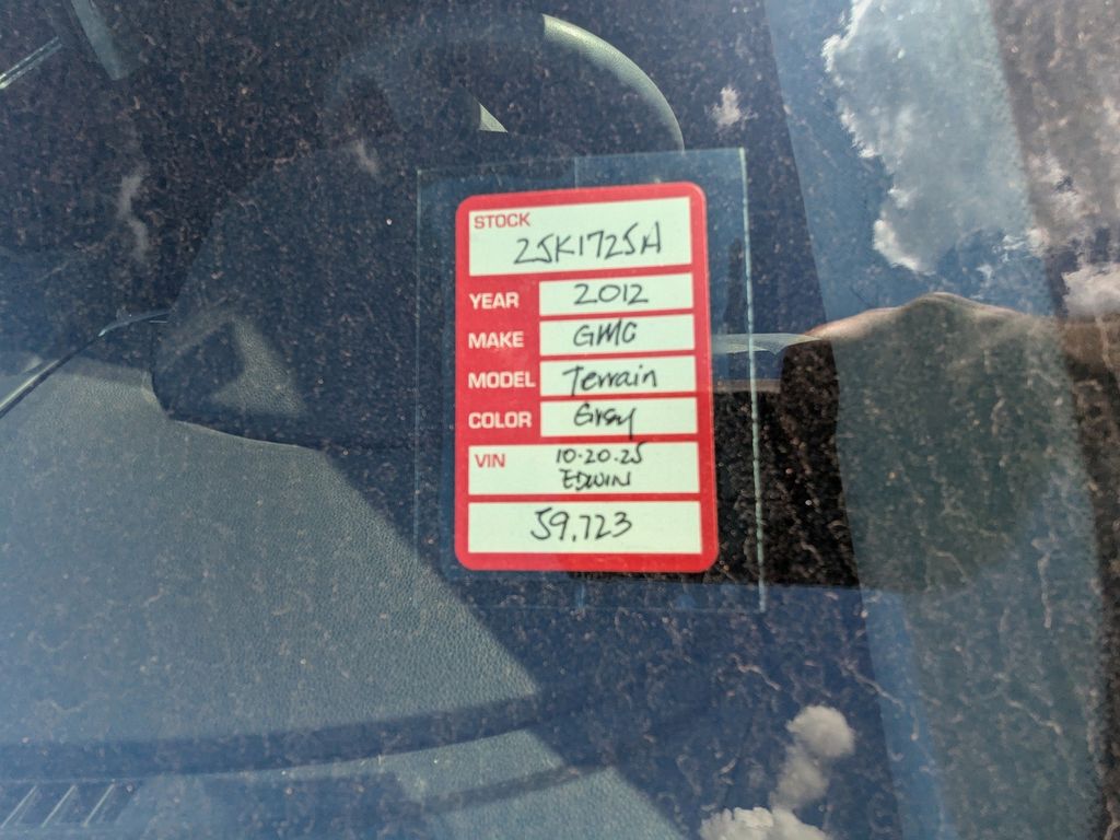 used 2012 GMC Terrain car, priced at $6,692