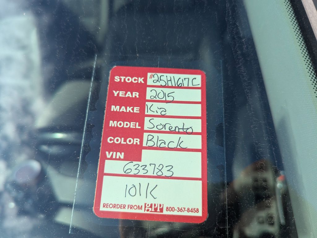 used 2015 Kia Sorento car, priced at $9,291