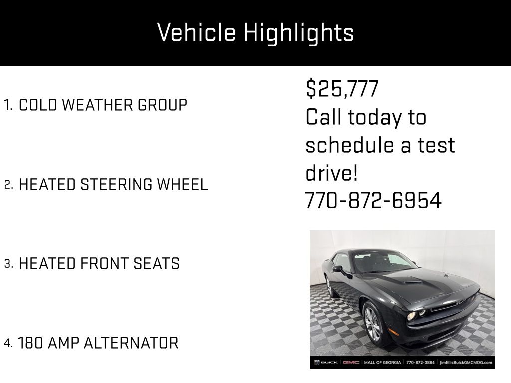used 2023 Dodge Challenger car, priced at $25,777