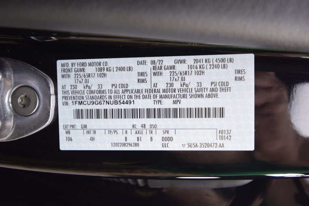 used 2022 Ford Escape car, priced at $23,700