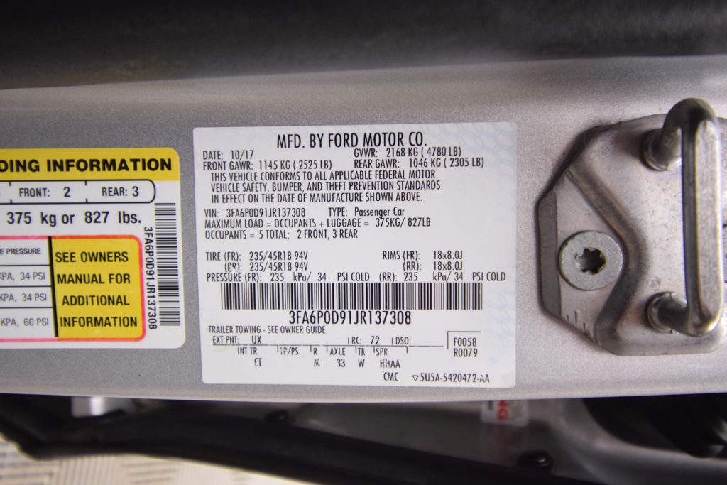 used 2018 Ford Fusion car, priced at $11,000