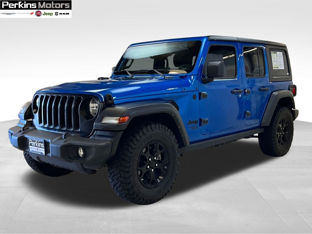 used 2021 Jeep Wrangler car, priced at $30,059