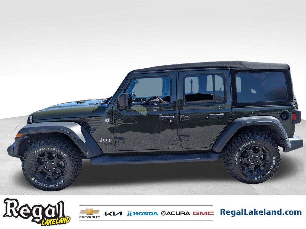 used 2021 Jeep Wrangler car, priced at $23,396