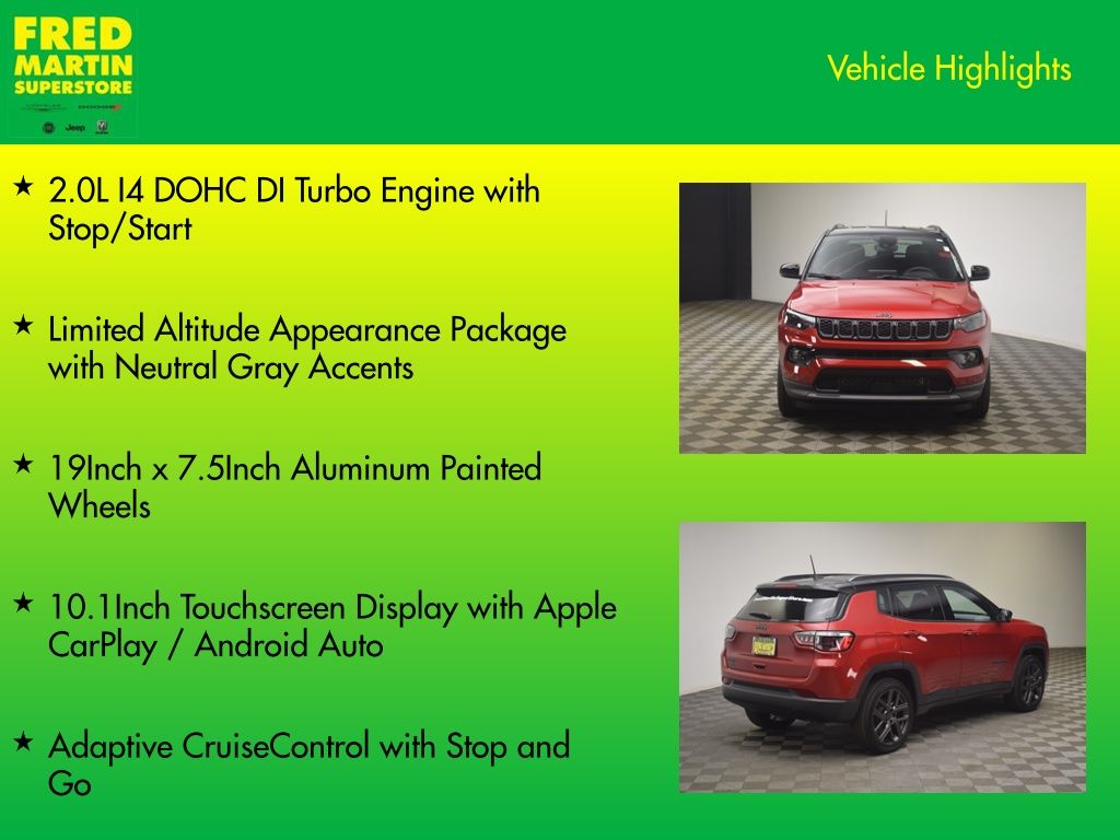 new 2026 Jeep Compass car, priced at $36,626