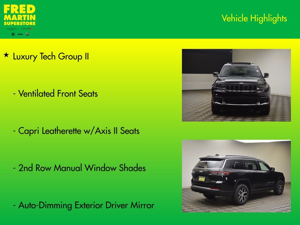 new 2025 Jeep Grand Cherokee L car, priced at $44,510