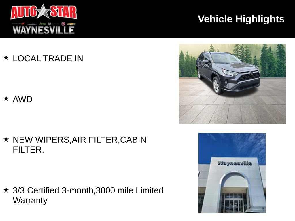 used 2019 Toyota RAV4 car, priced at $21,200