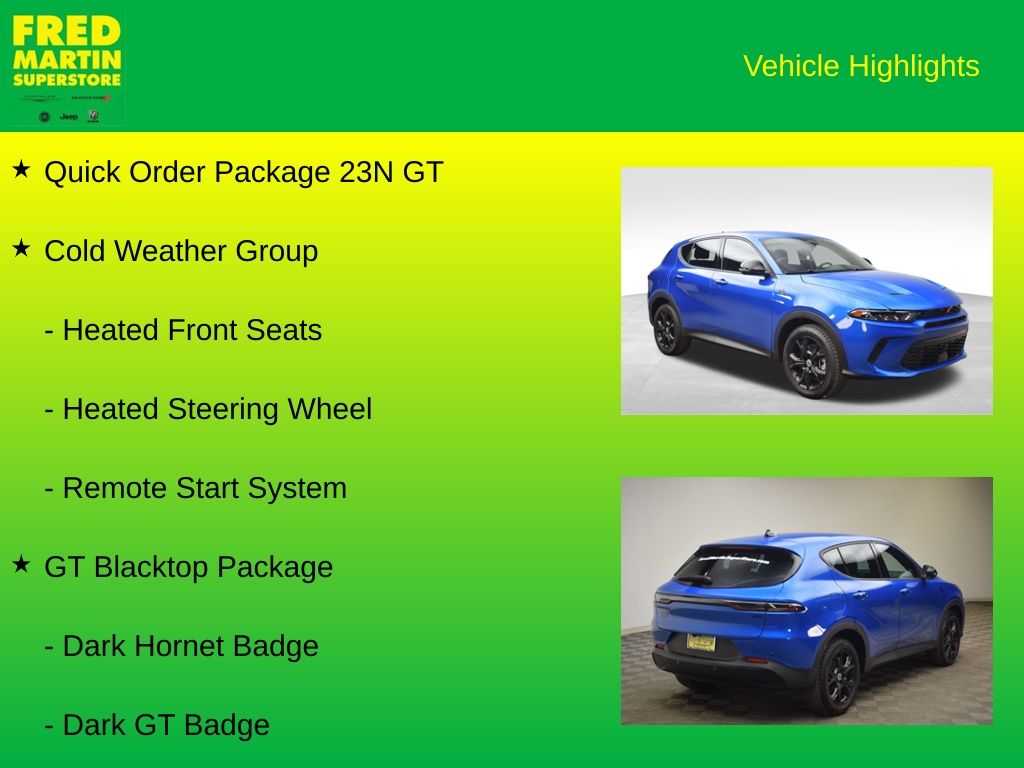 new 2025 Dodge Hornet car, priced at $29,357