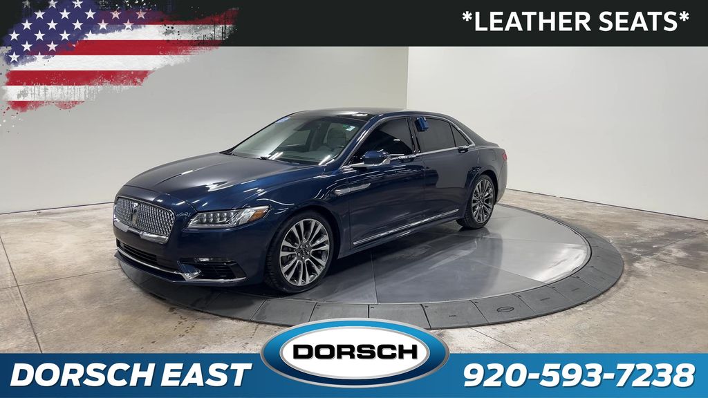 used 2017 Lincoln Continental car, priced at $21,412