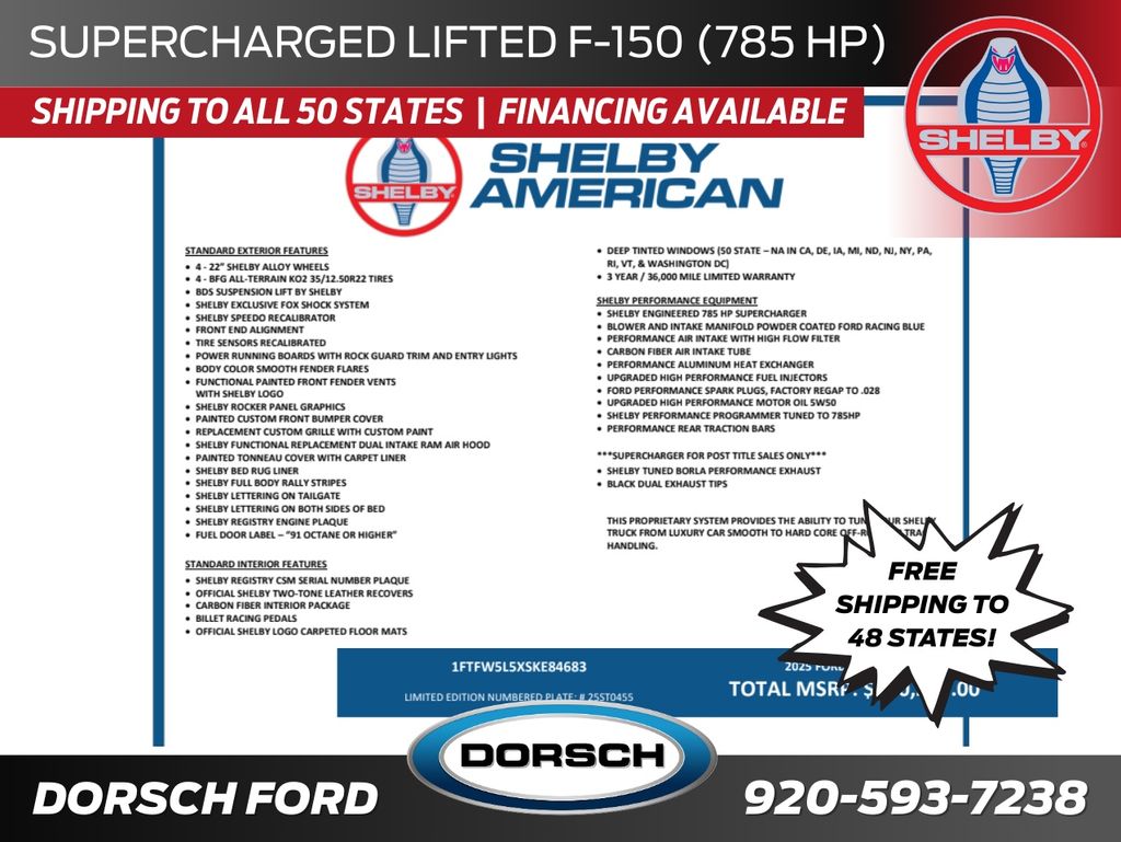 new 2025 Ford F-150 car, priced at $135,720