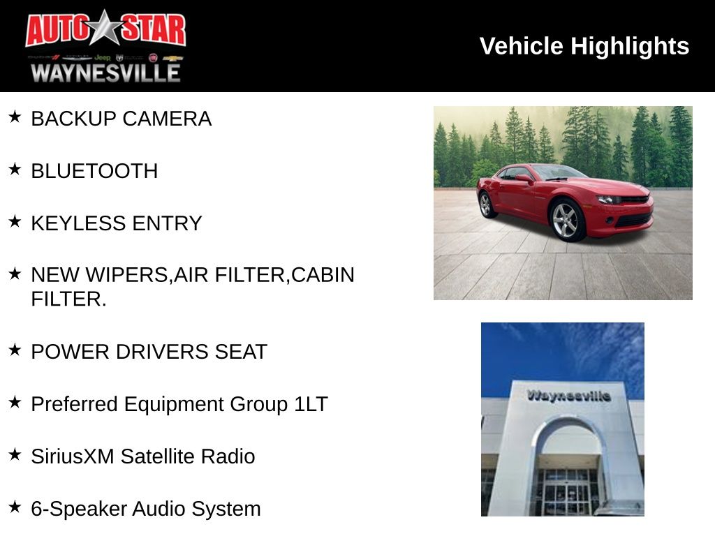 used 2014 Chevrolet Camaro car, priced at $11,700
