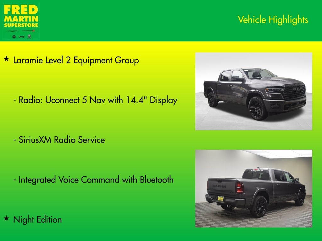 new 2026 Ram 1500 car, priced at $60,057