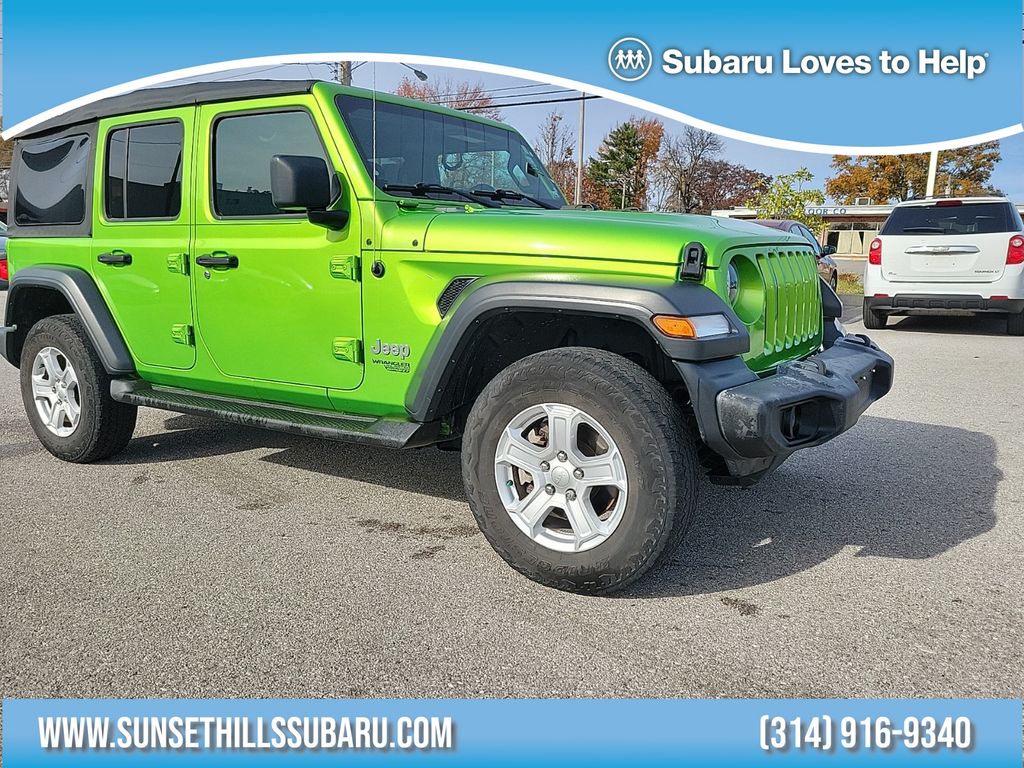 used 2018 Jeep Wrangler car, priced at $20,784