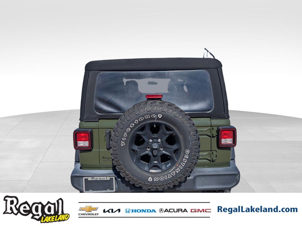 used 2021 Jeep Wrangler car, priced at $23,396