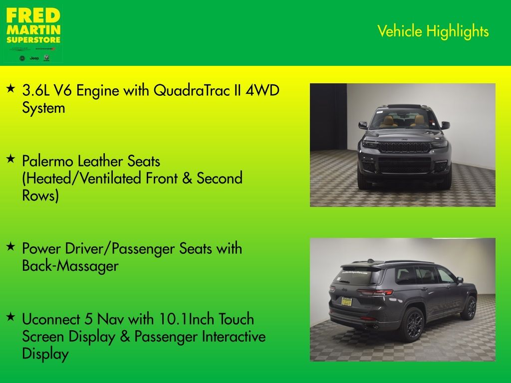 new 2025 Jeep Grand Cherokee L car, priced at $70,107