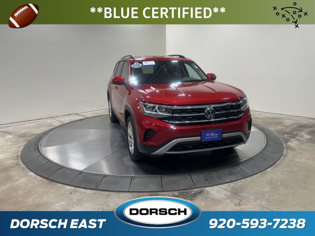 used 2021 Volkswagen Atlas car, priced at $21,496