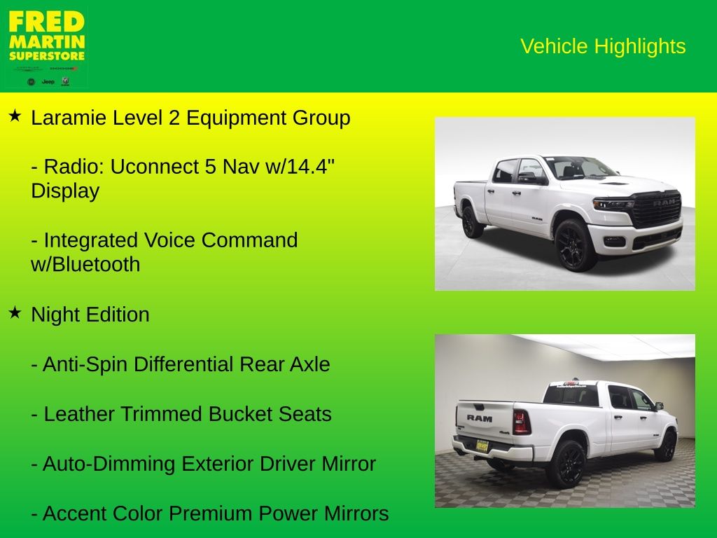 new 2025 Ram 1500 car, priced at $54,218