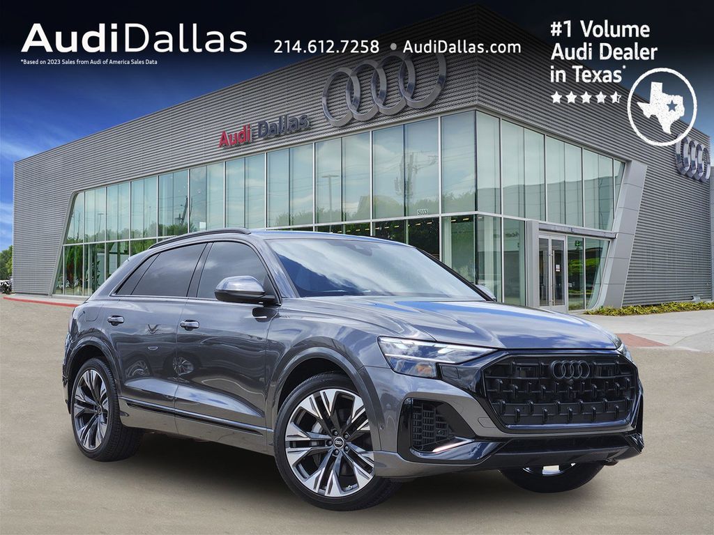 new 2025 Audi Q8 car, priced at $85,965