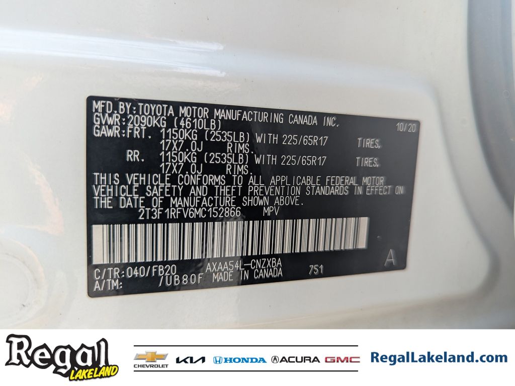 used 2021 Toyota RAV4 car, priced at $19,796